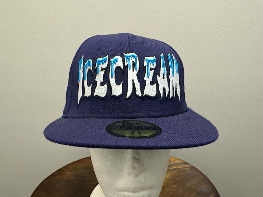 Vtg Billionaire Boys Club Ice Cream Fitted Hat size7 .1/4